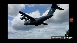 gagah sekali pesawat a400 tni go around bandara adi sucipto