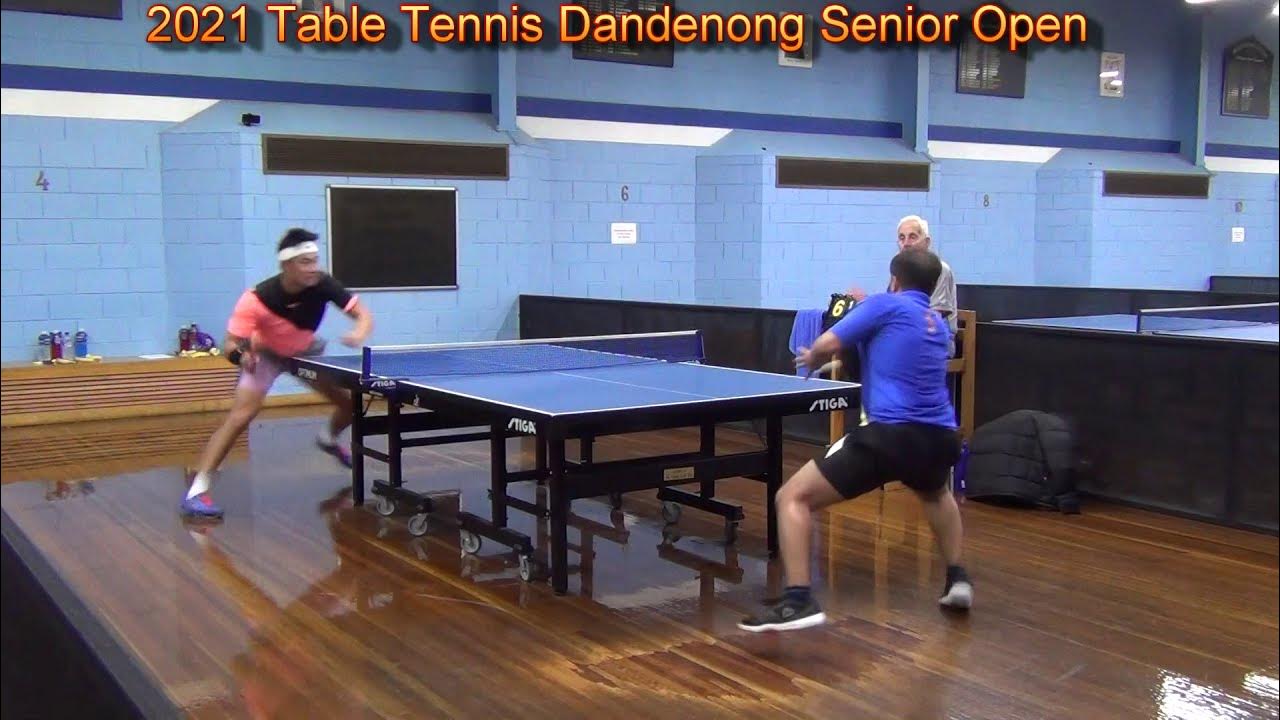 2021 Table Tennis Dandenong Senior Open Final Sanish Ambekar vs