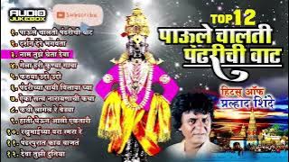 Top 12 Super Hit Vitthal Songs Marathi   Paule Chalti Pandharichi vaat   Prahlad Shinde Bhakti Songs