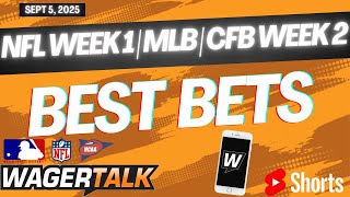 WagerTalk TV SHORTS LIVE | Free Sports Picks | Sports Betting Predictions & Tips | Friday 9/5/25
