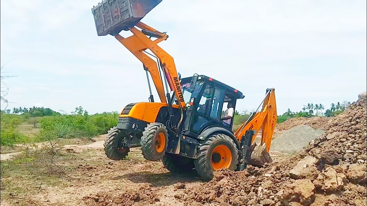 Jcb dozer amazing work on Field | jcb stunt - John Deere tractor power | 