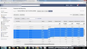 Teespring Tutorial # 8 - Facebooks Reporting and Tracking feature [AffEngineer]