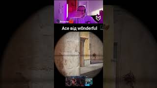 Ace від w0nderful 😏 #twitch #reels #рек #shortvideo #cs2 #реакція #україна #рекомендації