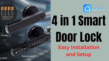 Tuya Smart Lock for Bedroom or Office: Installation & Setup