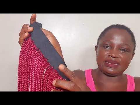  How to:new box braids headband wig tutorial/headbandwig #headbandwig# ...