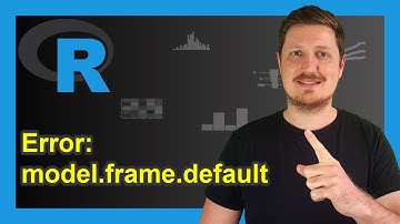 Error in model.frame.default : ‘data’ must be a data.frame, environment, or list | How to Handle