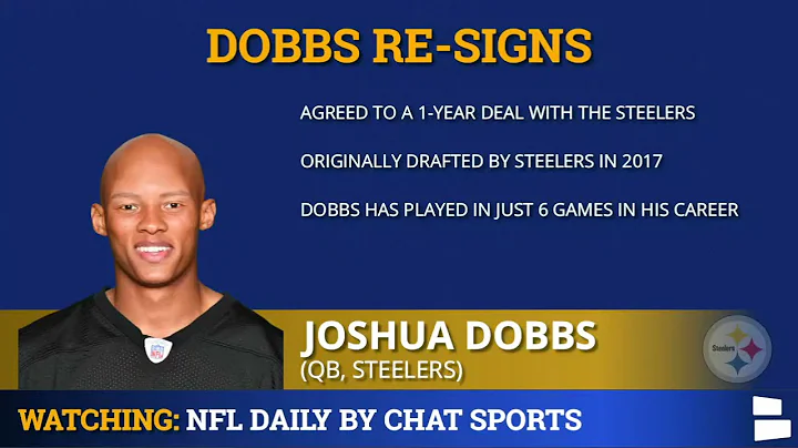Pittsburgh Steelers Sign Joshua Dobbs To A 1-Year ...