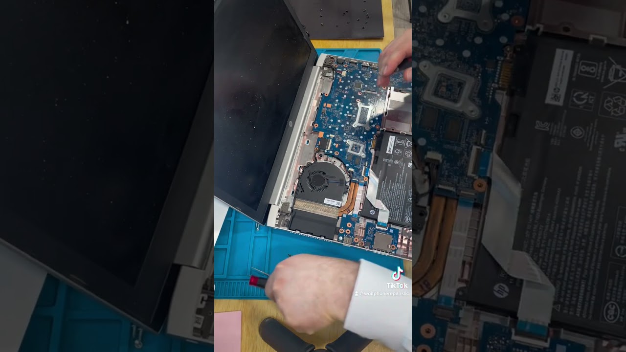 Laptop screen replacement / How to replace laptop screen HP