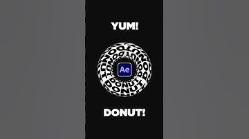 Create 3D Circular Kinetic Titles “Donut Title” in After Effects #tutorial