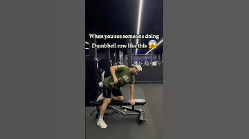 Single arm dumbbell row tutorial #fitness #backworkout #tutorial