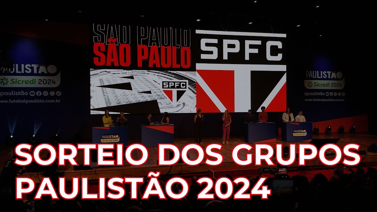 Paulistão 2024 tem os quatros grupos definidos após sorteio