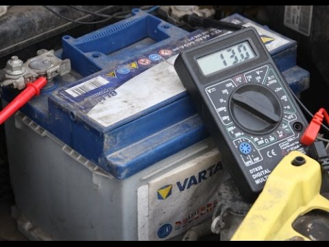 How To Test The Battery And Alternator With A Digital Multimeter