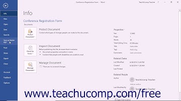 Acrobat Pro DC Creating PDFs Using Microsoft Office - Adobe Acrobat Pro DC Training Tutorial Course