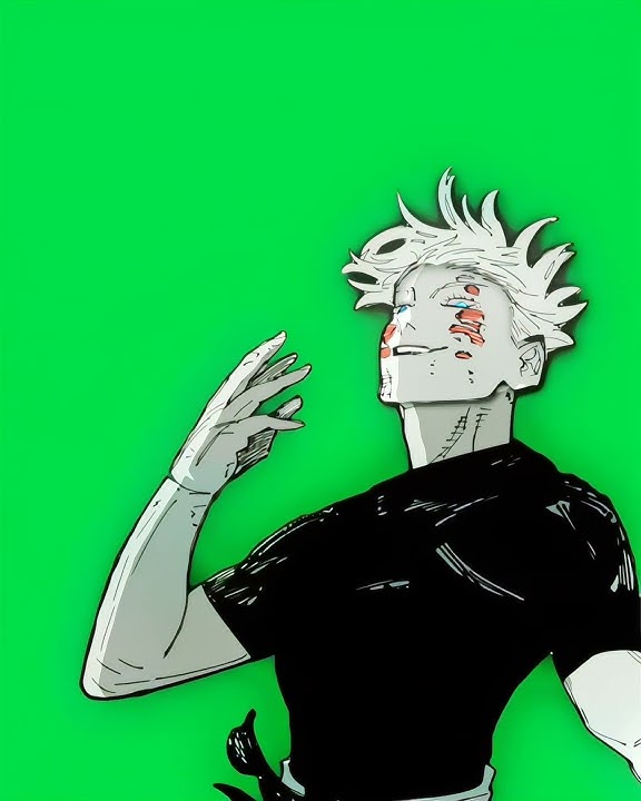 Gojo Vs Sukuna Fight Green Screen 🥶[ Jjk Manga Animation Green screen] Use For Free for your edits