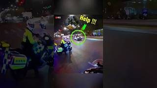 Police Launch Emergency Escort to Rush Wounded Soldier to the Hospital ♥️👮‍♂️#police #cops #shorts