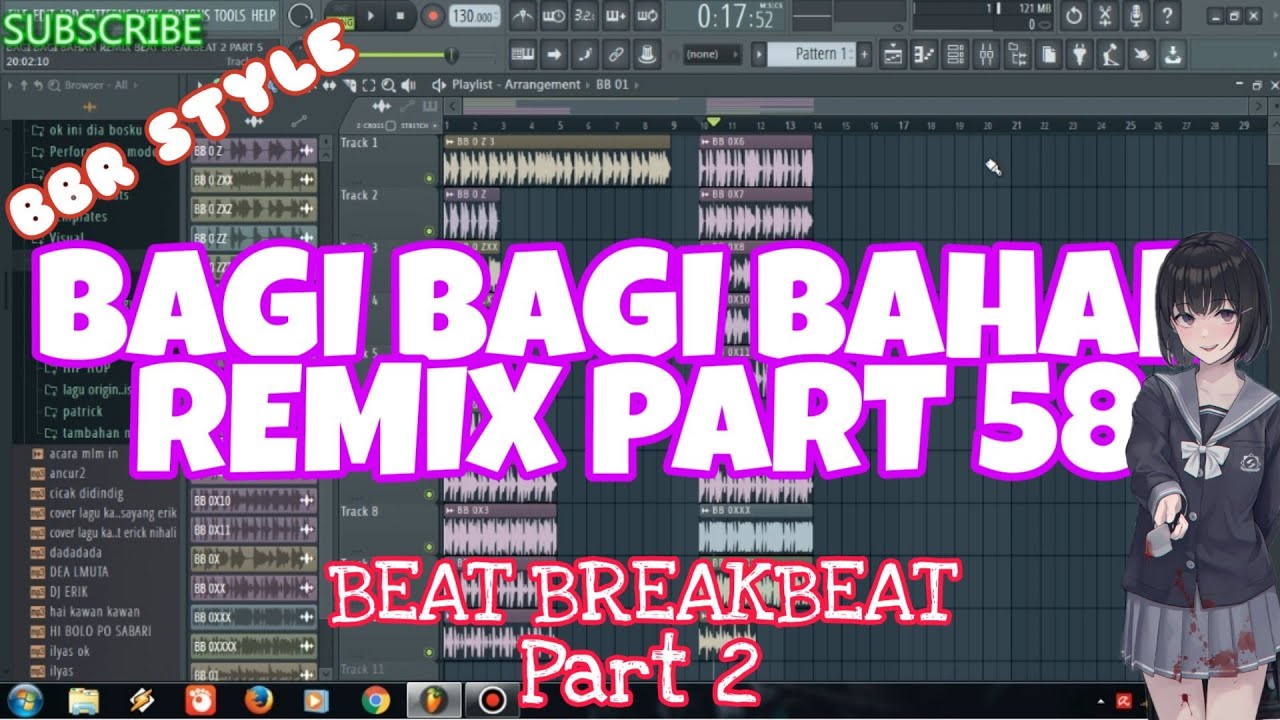 BAGI BAGI BAHAN REMIX (BEAT BREAKBEAT 2)PART 58
