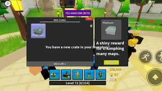 I got the platinum crate in TDS