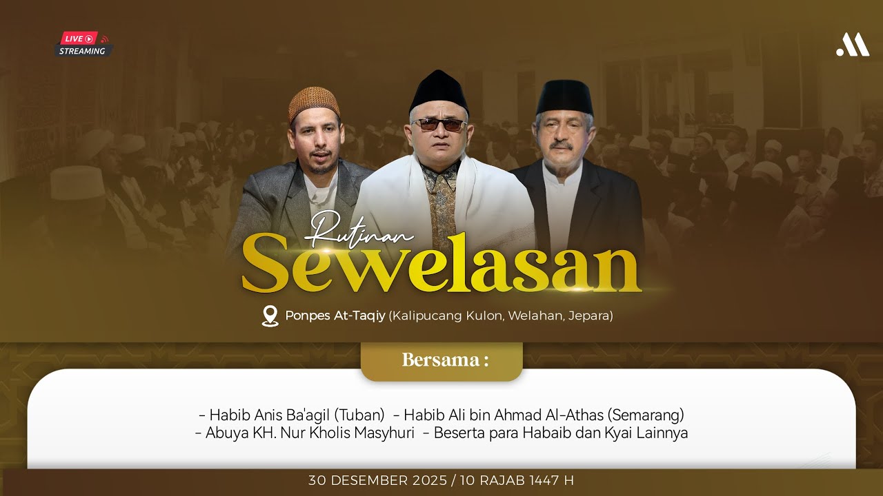 🔴[LIVE] Rutinan Sewelasan Ponpes At-Taqiy Kalipucang Kulon 30/12/2025