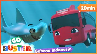 Buster di Tengah Laut? | Go Buster Kartun Anakanak | Bahasa Indonesia