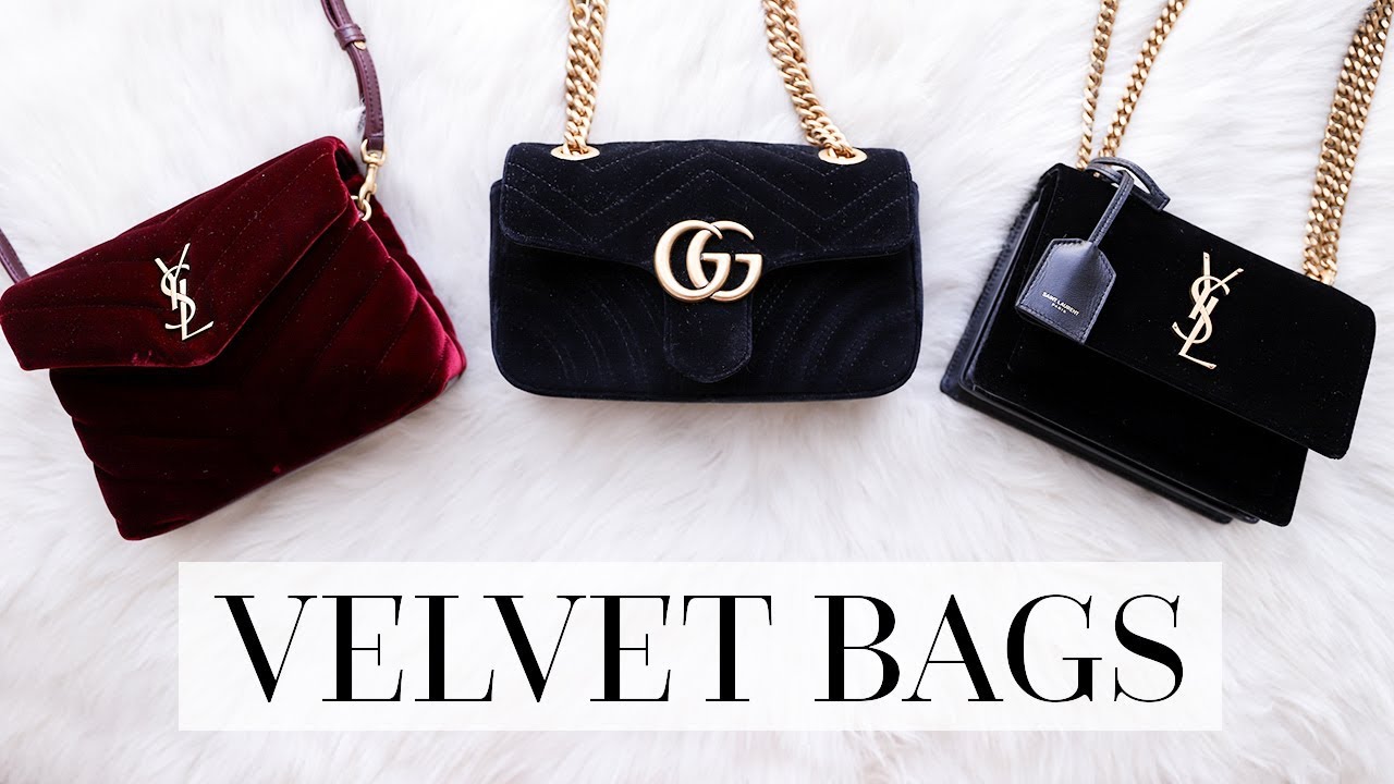 how to clean gucci velvet bag