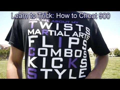 How to Cheat 900 Kick | Tricking 101 | Tutorial