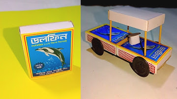 How to Make RC Matchbox Tractor at home || Remote control Tractor Making Form Matchbox