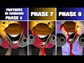 Sprunki Shifted Partners In Carnage Phase 6 VS Phase 7 VS Phase 8 Which Side Wins 