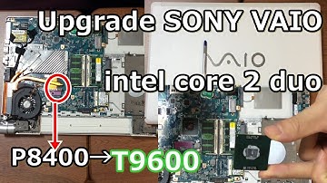 How to upgrade the CPU, clean the interior (SONY PC)