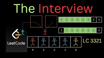 The interview ft. LeetCode | LC 3321. Find X-Sum of All K-Long Subarrays II