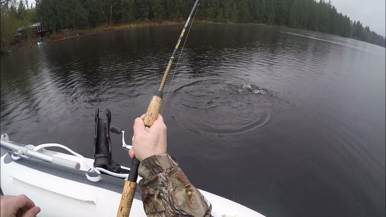 Elgin Fishing God's Tooth spoons Storm Lake, WA 4/24/2021 YouTube
