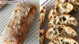 사워도우 올리브 치아바타 Sourdough Ciabatta with Olives