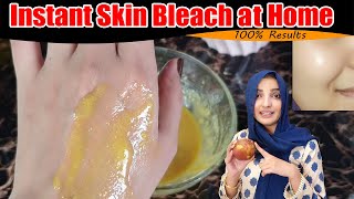Homemade Bleach Lighten your Skin 2 to 3 Tone Instantly Potato Skin Polish Facial screenshot 5