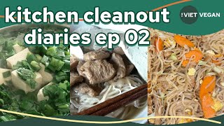 Tofu Chive Soup, Vegan Pho, and Pad Thai // Kitchen Cleanout Diaries EP2