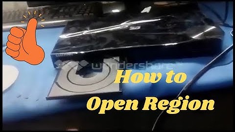 Open region of Samsung Blue ray Player..