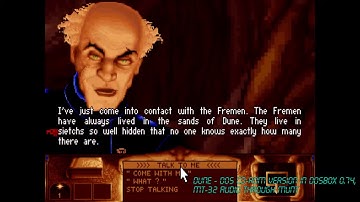 Dune - DOS CD-ROM version, intro and early gameplay with MT-32 audio