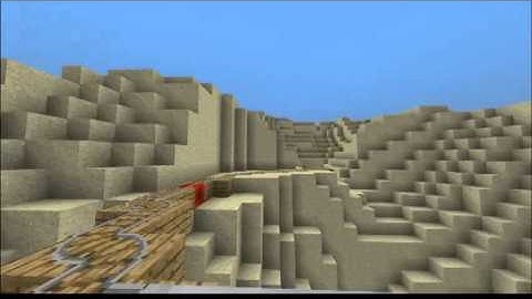 Tunnel Roller Coaster in Minecraft!