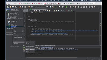 Gradle Dependencies with Netbeans