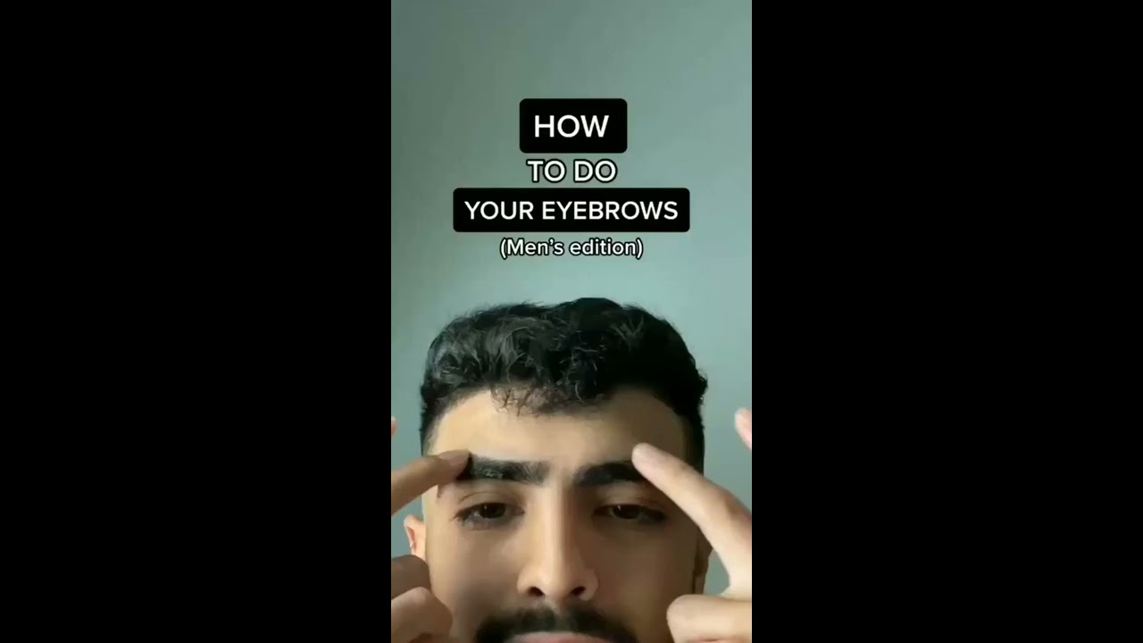 How To Shape Up Your Eyebrows In 30 Seconds For Men