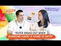 RUFFA WALKS OUT WHEN SOMEONE ASKED IF MOND GUTIERREZ IS GAY!!! | DR. VICKI BELO