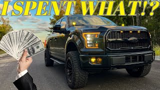 My Ford F150 Complete Mod Break Down WITH COST!