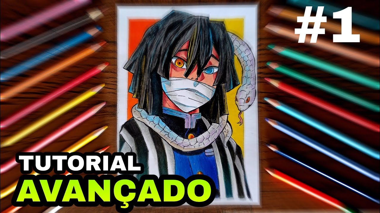 Como desenhar o Zenitsu, Tanjiro, Inosuke - TUTORIAL AVANÇADO #1 