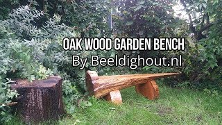 In this video I used a 150 cm oak log. I cut it in half diagonaly and finished it with a clear laqer. Visit my website: https://www.