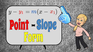 Using Point-Slope Form to Write the Equation of a Line | HS.A.CED.A.2 🖤