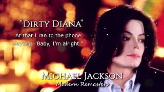 Michael Jackson - Dirty Diana (Modern Remaster) with lyrics