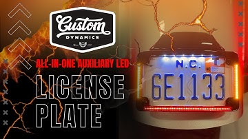 Upgrade Your Harley! Custom Dynamics All-in-One LED License Plate Kit | Street Glide & Road Glide