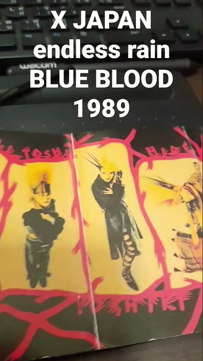 Endless rain X JAPAN cassette tape 1989