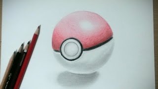 ポケモン モンスターボールを描いてみた 色鉛筆画 Realistic Pencil Drawings Of Pokemon Monster Balls And Water Youtube