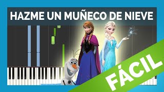 🎹 CÓMO tocar Hazme un Muñeco de Nieve - FROZEN - Piano Tutorial (FÁCIL) Piezas Fáciles # 012 screenshot 1