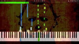 Halloween (2018) OST - Halloween Triumphant Synthesia Piano Tutorial (midi)