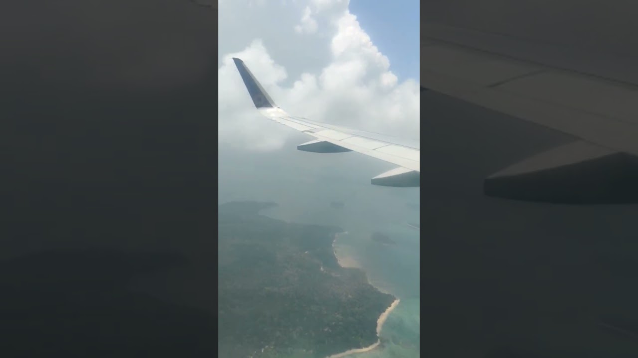 Andaman Nicobar Islands flight view 😀